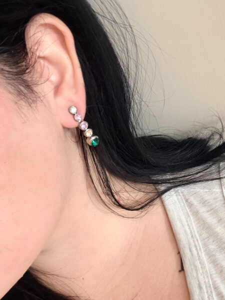 orecchini arcobaleno