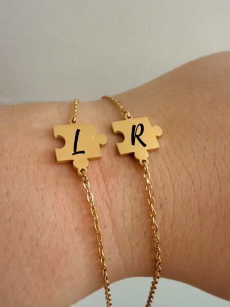 Coppia di bracciali Puzzle