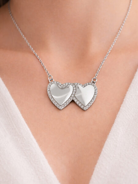 Collana doppio cuore