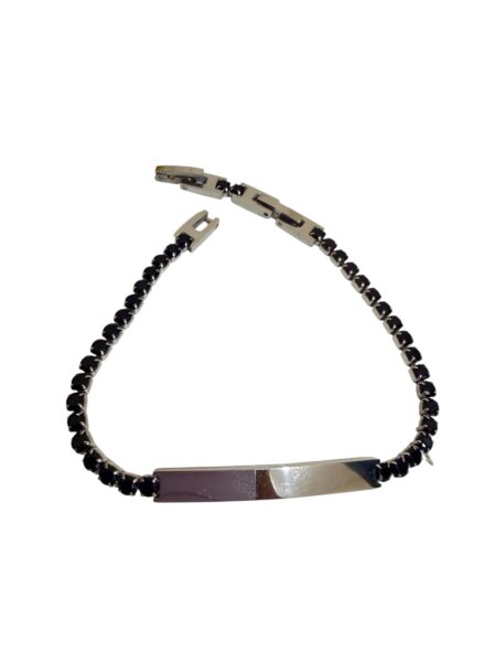Bracciale tennis nero