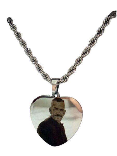 Collana cuore classico silver con incisione